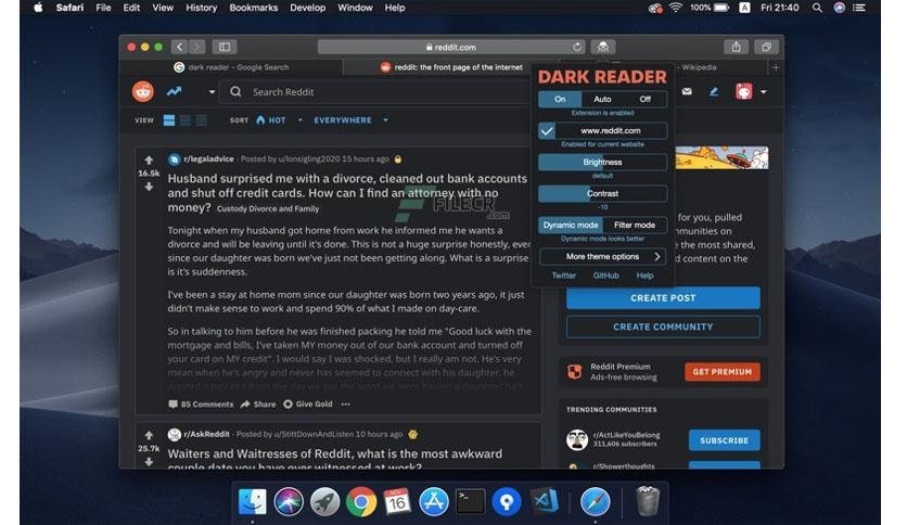 Dark Reader for Safari 1.4.6