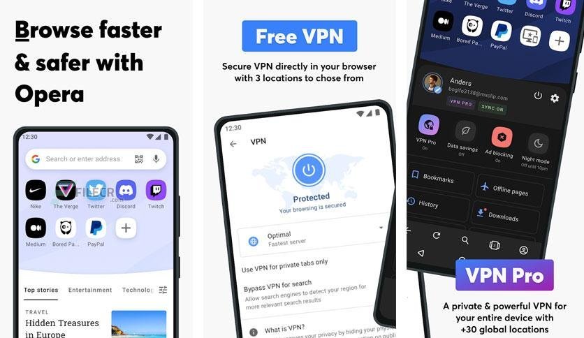 Opera browser with AI & VPN 82.5.4342.79868