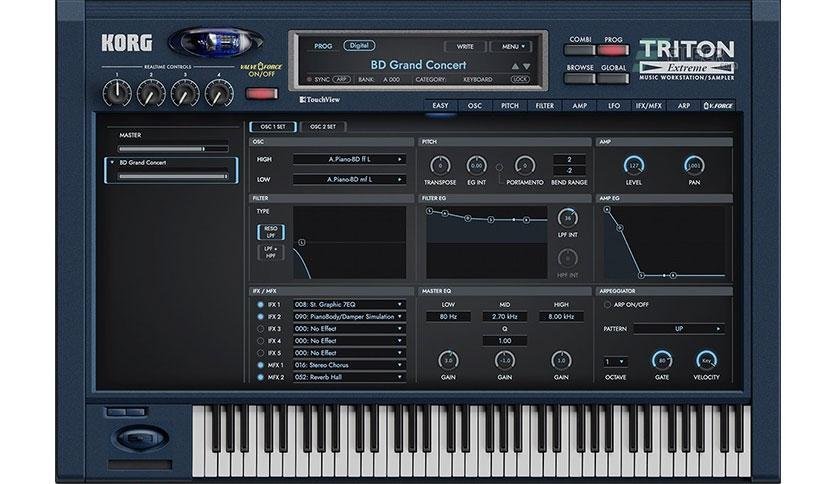 KORG TRITON Extreme 1.1.1