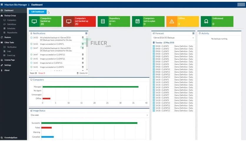 Macrium Site Manager 8.1.8407