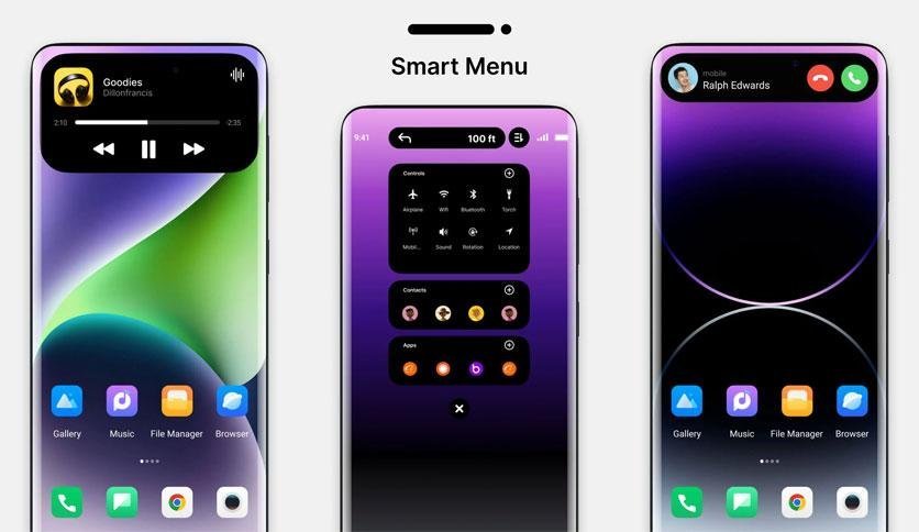 Dynamic Island iOS 16 notch 9.5